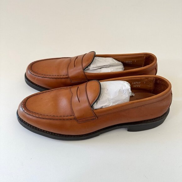 Allen Edmonds Brown Leather Loafers - Picture 3 of 9